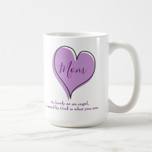 Mum you are as lovely as an angel coffee mug