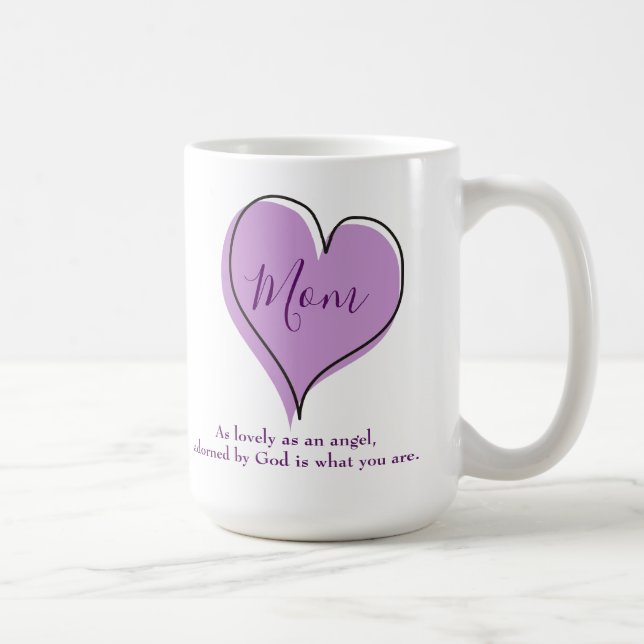 Mum you are as lovely as an angel coffee mug (Right)