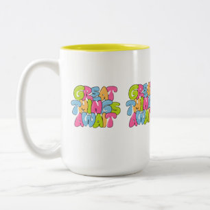 "Mum, You Are Her Wings" Two-Tone Mug – Beautiful 