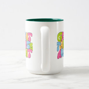"Mum, You Are Her Wings" Two-Tone Mug – Beautiful
