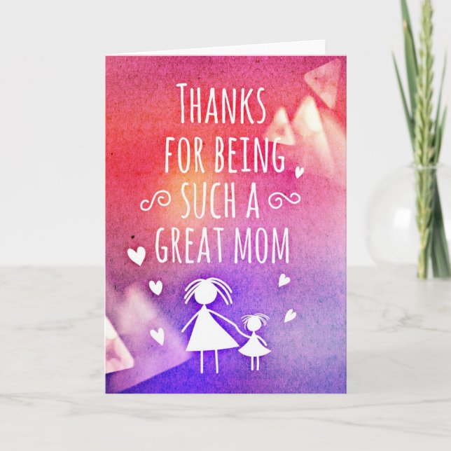 Mum you are my everything card (Front)
