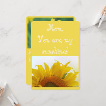 Mum, You are my sunshine!