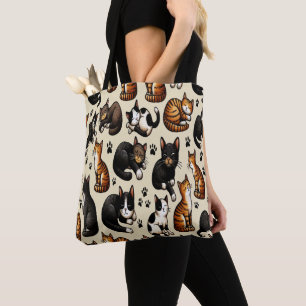 "Mum, You are the cat's meow" Tote Bag