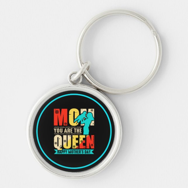 Mum You Are The Queen Key Ring (Front)