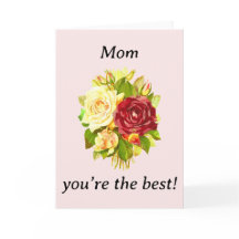Mum, you’re the best _mother's day card