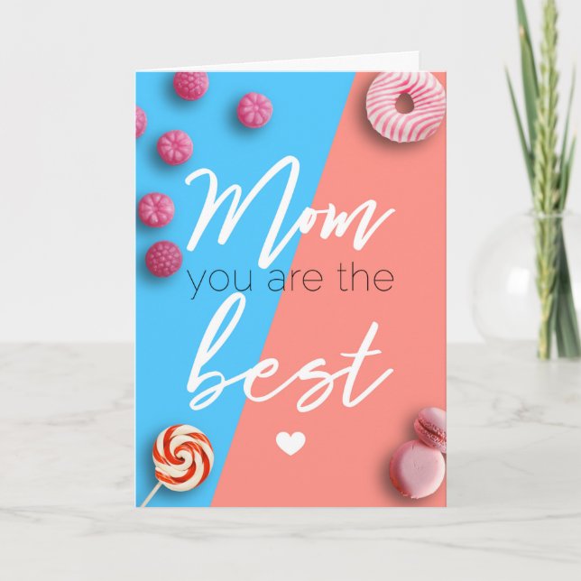 Mum you the best card (Front)