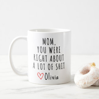 Mum You Were Right , funny gift for moms Coffee Mug