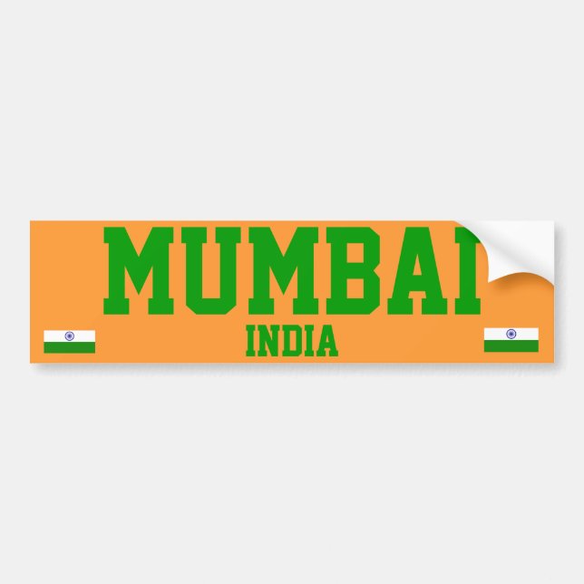 Mumbai Bumper Sticker (Front)