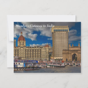 Mumbai - Gateway to India Postcard