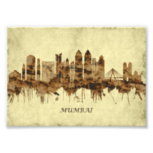 Mumbai India Cityscape Photo Print