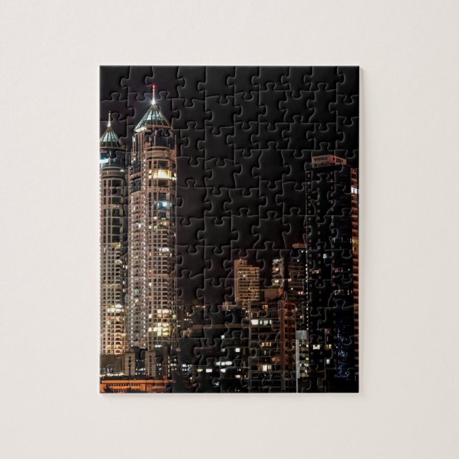 Mumbai India Skyline Jigsaw Puzzle (Vertical)