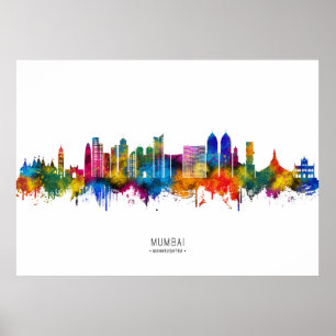 Mumbai Maharashtra Skyline Poster