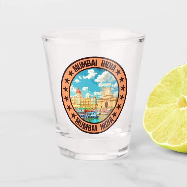 Mumbai                                             shot glass (Front)