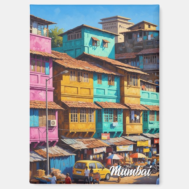 Mumbai Souvenir Magnet (Front)