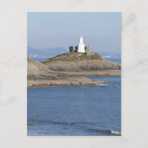 Mumbles Lighthouse, Mumbles Postcard