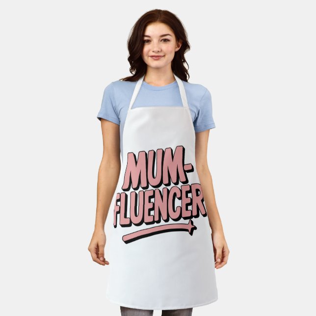 Mumfluencer Funny Mother’s Day Gift, Apron (Worn)