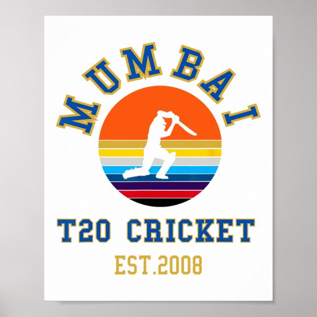 Mumi India T20 Cricket  Poster (Front)