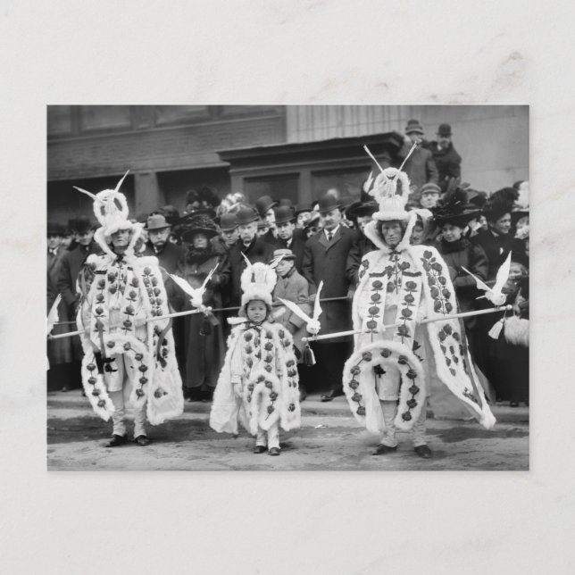 Mummers Parade, New Years Day, 1909 Postcard (Front)
