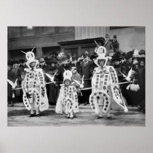 Mummers Parade, New Year's Day, 1909 Poster