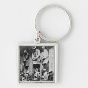 Mummies of catacomb in Palermo, Italy Key Ring