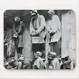 Mummies of catacomb in Palermo, Italy Mouse Pad
