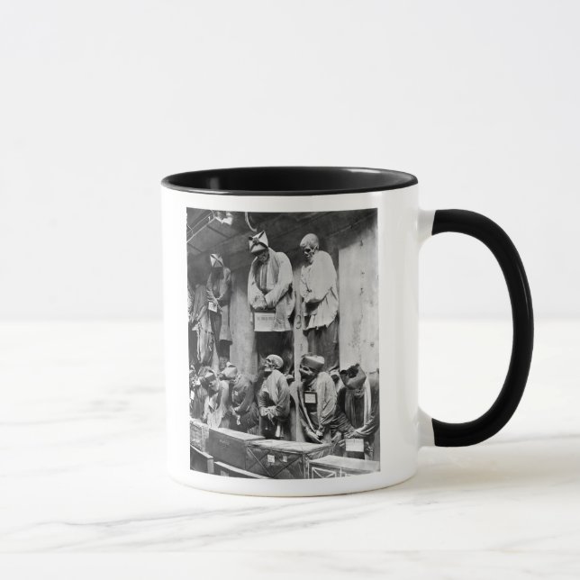 Mummies of catacomb in Palermo, Italy Mug (Right)