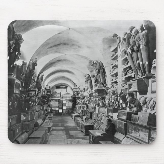 Mummies of catacomb of Palermo, Italy Mouse Pad (Front)