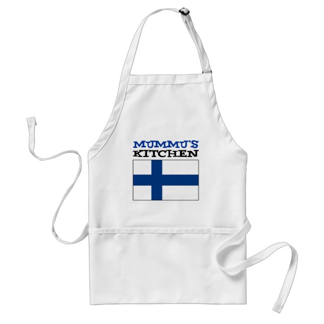 Mummu's Kitchen With Flag Of Finland Standard Apron (Front)