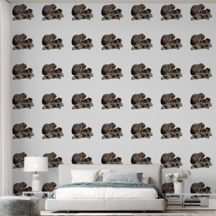 Mummy And Baby Capybaras, Wallpaper
