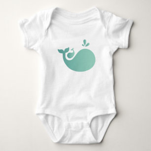 Mummy and Baby Whale Infant Creeper