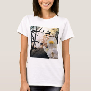 Mummy and Bats Halloween T-Shirt