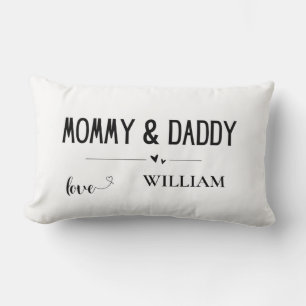 Mummy and Daddy love - Personalised Pillow