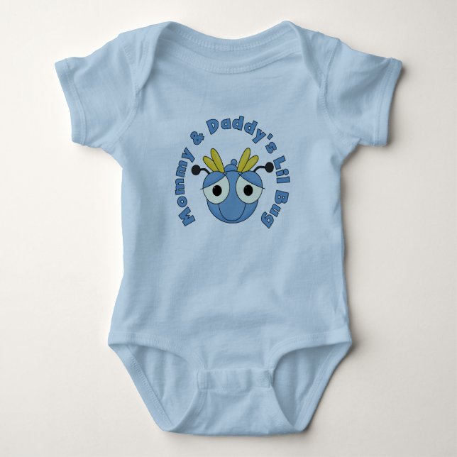Mummy and Daddy's Lil Bug Baby Bodysuit (Front)
