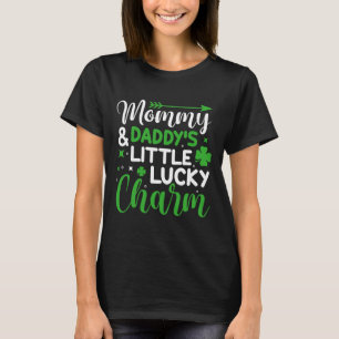 Mummy And Daddy's Little Lucky Charm St Patrick Da T-Shirt