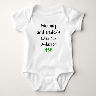 Mummy and Daddys Little Tax Deduction $$$ Baby Bodysuit