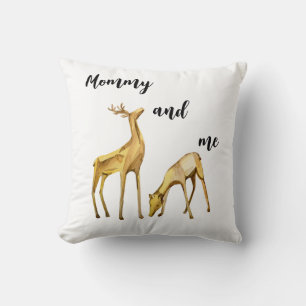 Mummy And Me Deer Cushion