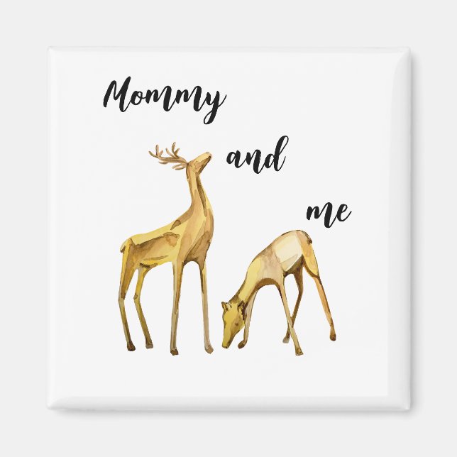 Mummy And Me Deer Magnet (Front)