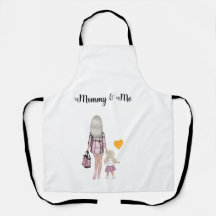Mummy and Me Holding Hands  All-Over Print Apron