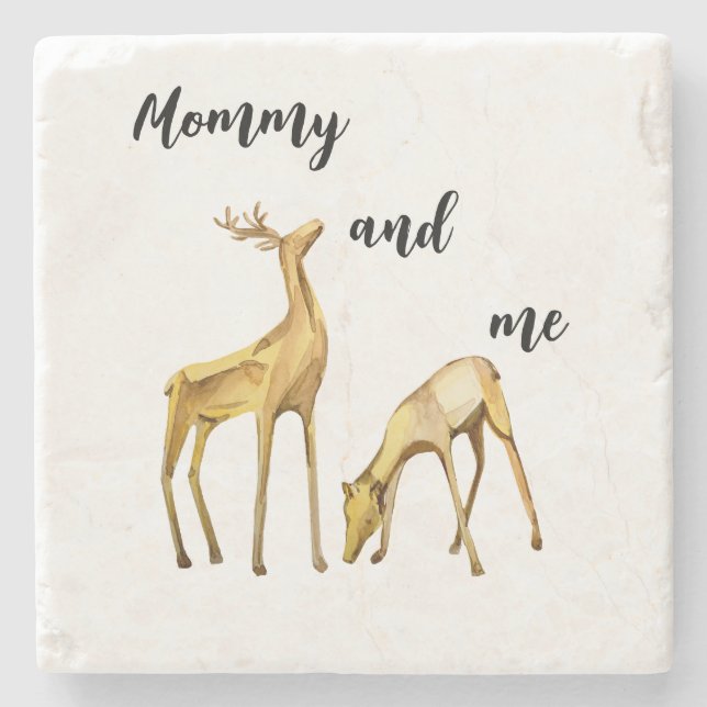 Mummy And Me Stone Coaster (Front)