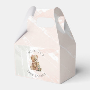 Mummy and Me Teddy Bear Baby Shower Favour Box
