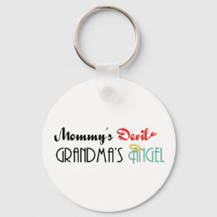 Mummy's Devil, Grandma's Angel Key Ring