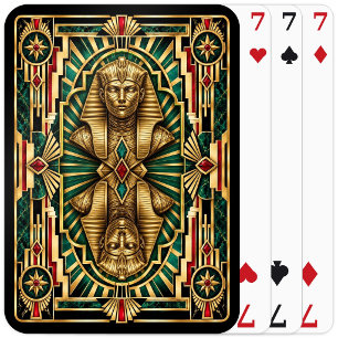 Mummy, Art Deco Mythical Playing Cards
