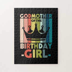 Mummy Art Godmother Of The Birthday Girl Jigsaw Puzzle