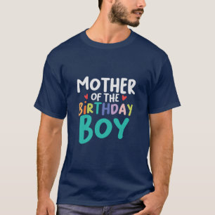Mummy Art Mother Of The Birthday Boy T-Shirt