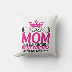 Mummy Art Mum And Daughter Best Friends Cushion