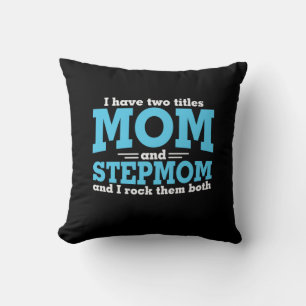 Mummy Art Mum And Stepmom Cushion