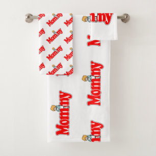 Mummy Bath Towel Set