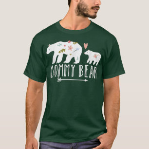 Mummy Bear 1 Cub Mummy Bear Twin Mummy First Mothe T-Shirt