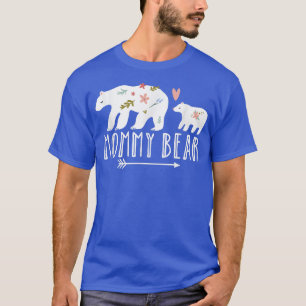 Mummy Bear 1 Cub Mummy Bear Twin Mummy First Mothe T-Shirt