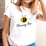 Mummy Bee T-Shirt<br><div class="desc">Part of the sweet little baby bee collection this t-shirt is perfect for the mummy of the hive. Matching baby bee and daddy bee t-shirts can be found in the collection along with other items such as baby shower invitations,  stickers and more.</div>